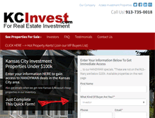 Tablet Screenshot of kcinvest.com